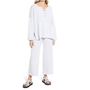 Free People Hailee Sweater Set, size small in Ivory Heather
